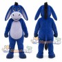 Blue Donkey Mascot Costume