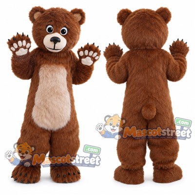 Brown Bear Mascot Costume Brown Bear Mascot Costume