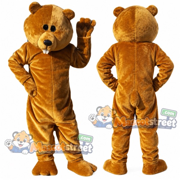 Brown Bear Mascot Costume