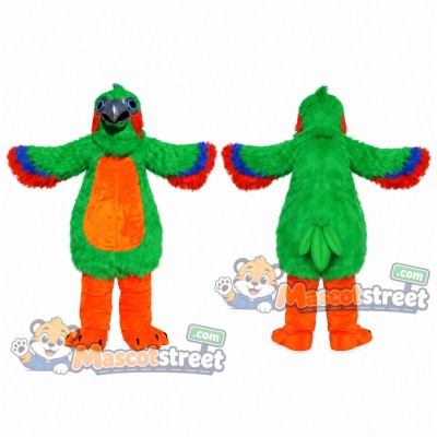 Green Bird Mascot Costume Green Bird Mascot Costume