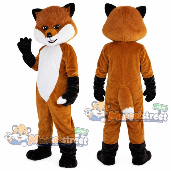 Orange Fox Mascot Costume