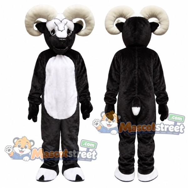 Black Ram Mascot Costume