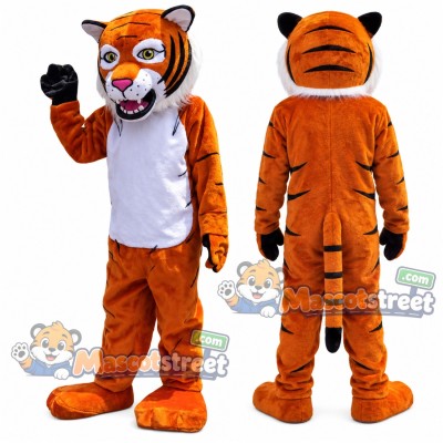 Orange Tiger Mascot Costume