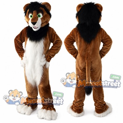 Brown Lion Mascot Costume Brown Lion Mascot Costume