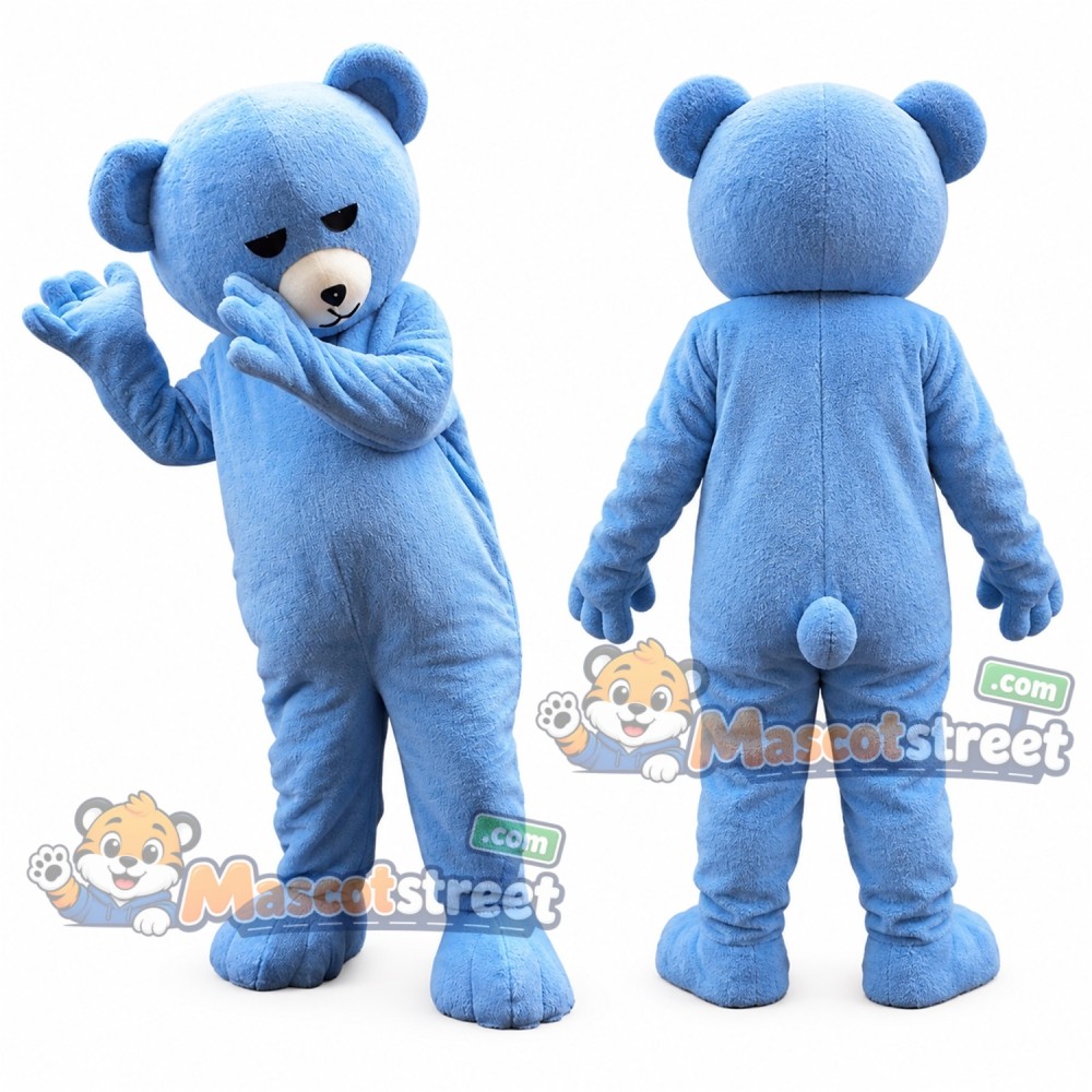 Blue Bear Mascot Costume Blue Bear Mascot Costume