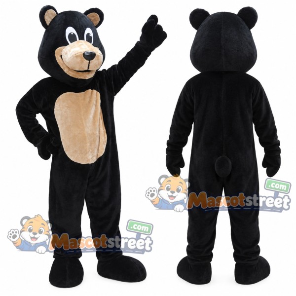 Black Bear Mascot Costume