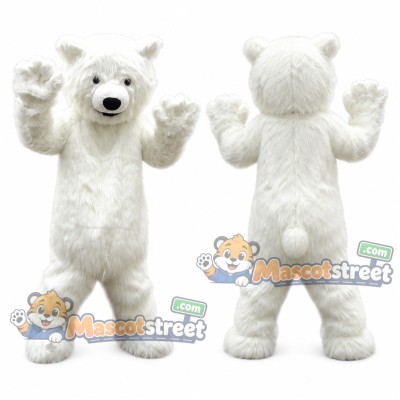 Polar Bear Mascot Costume Polar Bear Mascot Costume