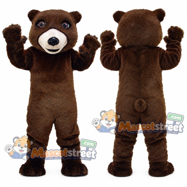 Brown Bear Mascot Costume