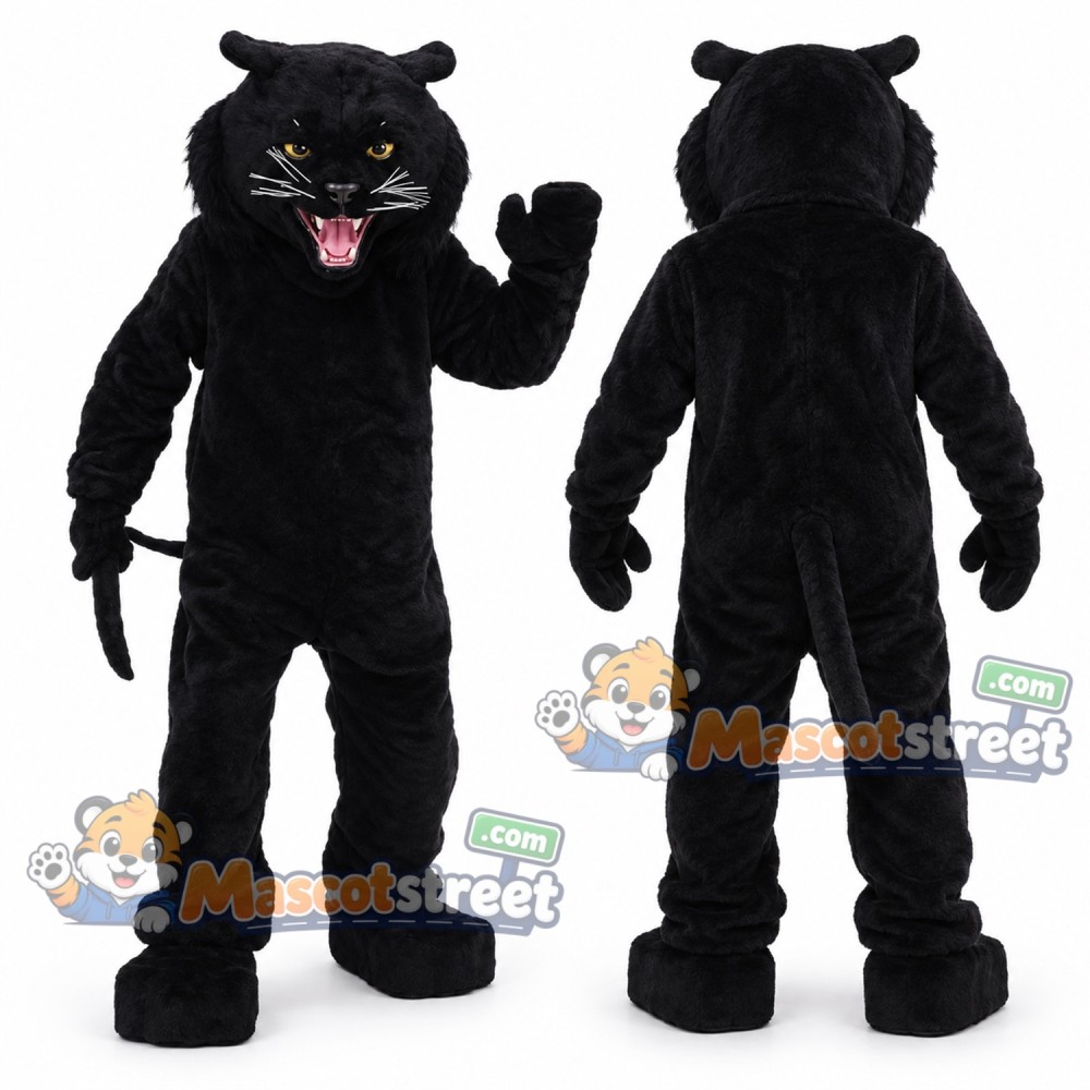 Black Panther Mascot Costume Black Panther Mascot Costume