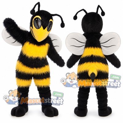 Yellow and Black Bee Mascot Costume Yellow and Black Bee Mascot Costume