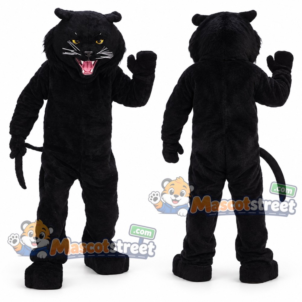 Black Panther Mascot Costume Black Panther Mascot Costume