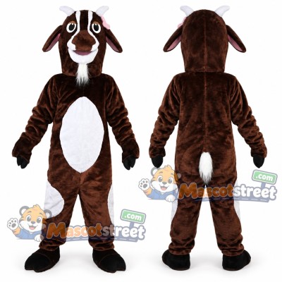 Brown Goat Mascot Costume Brown Goat Mascot Costume