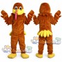 Brown Turkey Mascot Costume