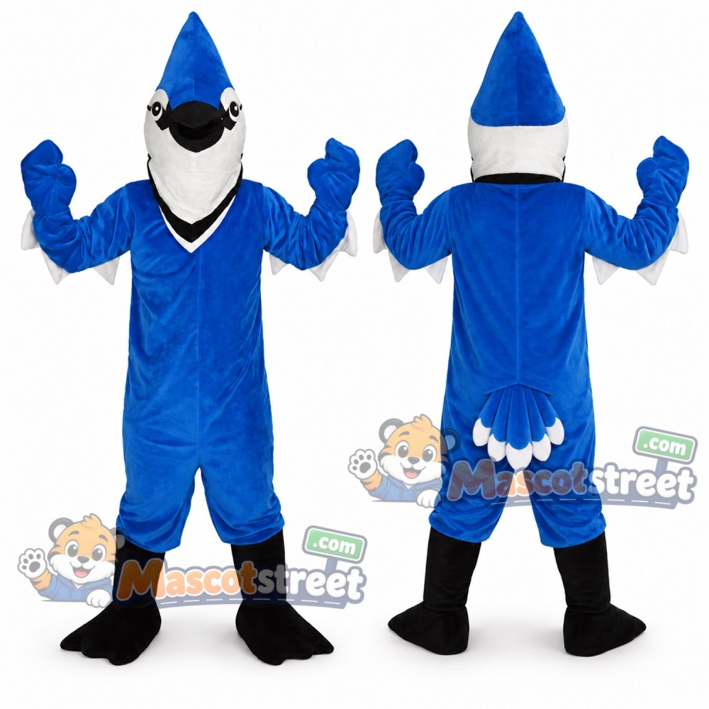 Blue Bird Mascot Costume