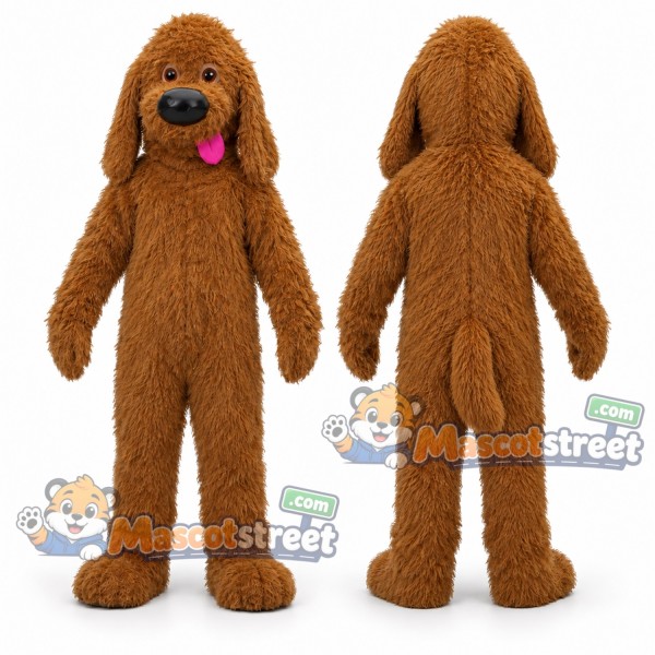 Brown Dog Mascot Costume