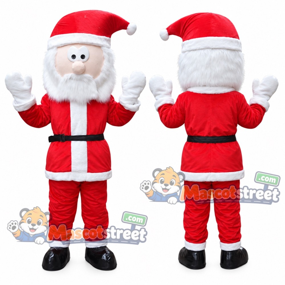 Santa Claus Mascot Costume with Red Suit Santa Claus Mascot Costume with Red Suit