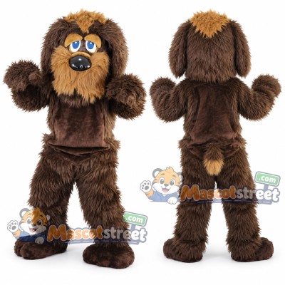 Brown Dog Mascot Costume Brown Dog Mascot Costume