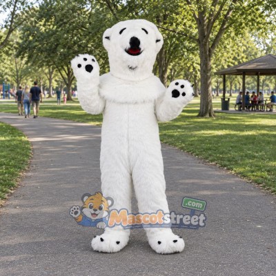 Polar Bear Mascot Costume Polar Bear Mascot Costume