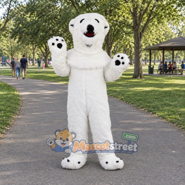 Polar Bear Mascot Costume