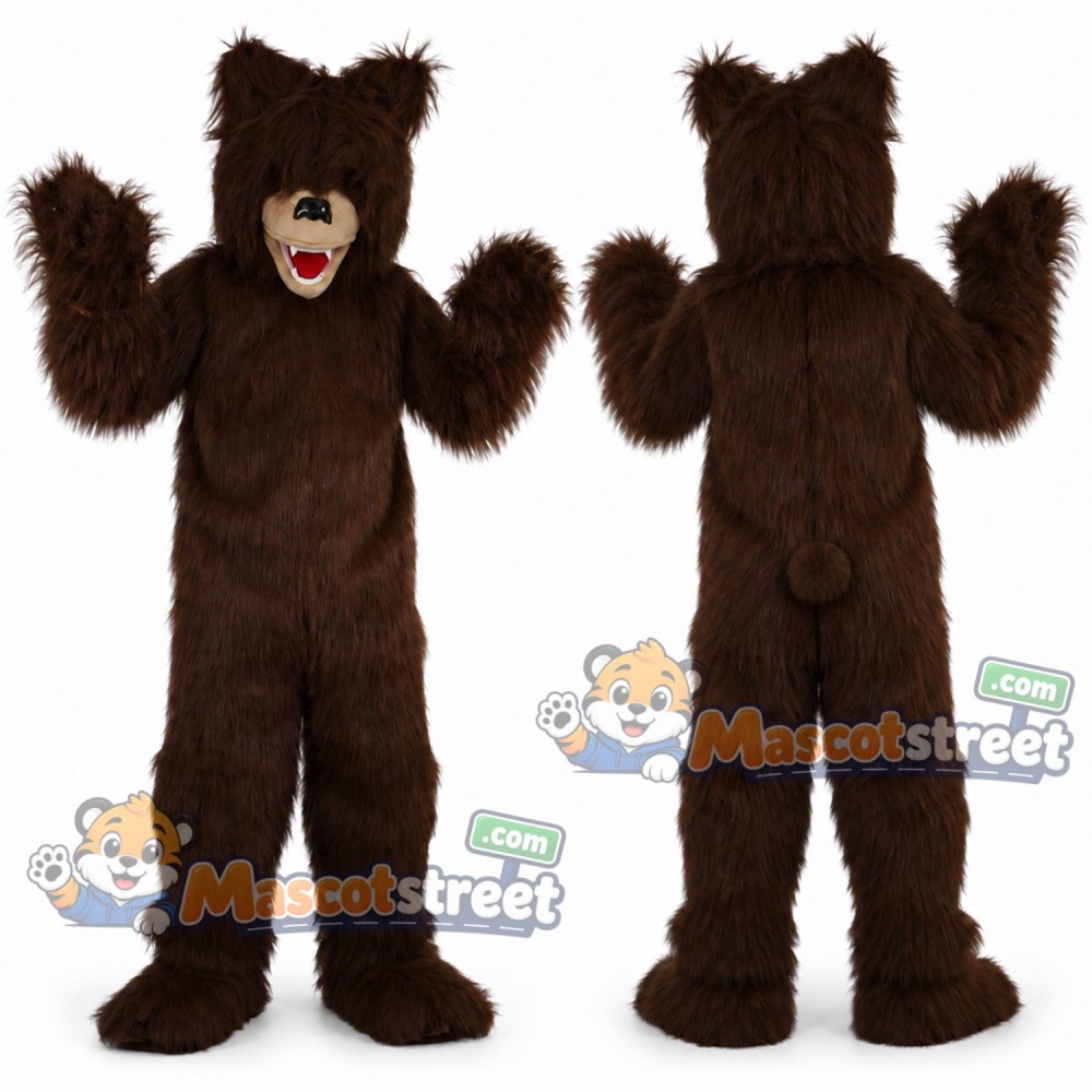 Brown Bear Mascot Costume