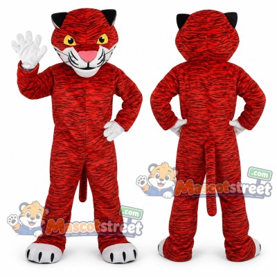 Red Tiger Mascot Costume