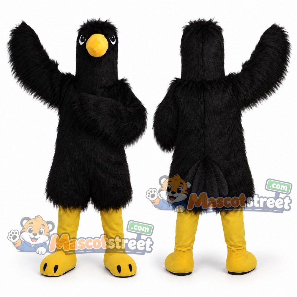 Black Bird Mascot Costume
