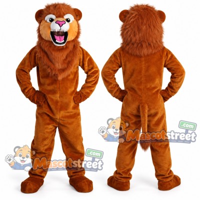 Brown Lion Mascot Costume Brown Lion Mascot Costume