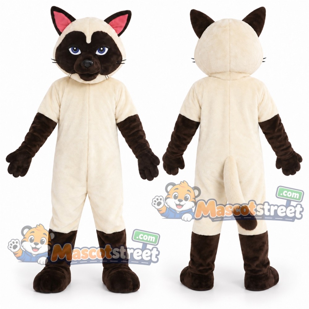 Siamese Cat Mascot Costume Siamese Cat Mascot Costume