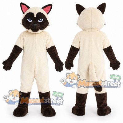 Siamese Cat Mascot Costume Siamese Cat Mascot Costume