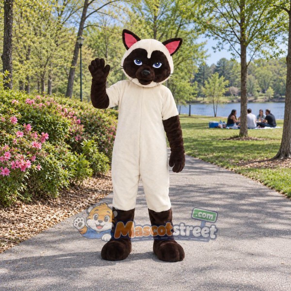 Siamese Cat Mascot Costume
