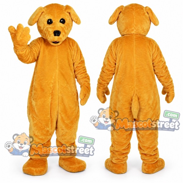 Yellow Dog Mascot Costume