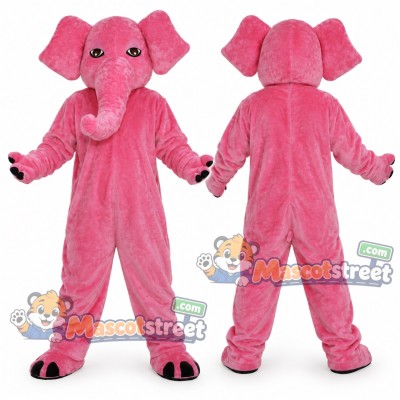 Pink Elephant Mascot Costume Pink Elephant Mascot Costume