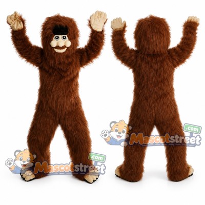 Brown Chimpanzee Mascot Costume Brown Chimpanzee Mascot Costume