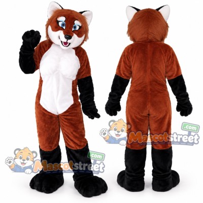 Brown Fox Mascot Costume Brown Fox Mascot Costume