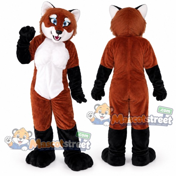 Brown Fox Mascot Costume