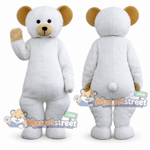 White Bear Mascot Costume