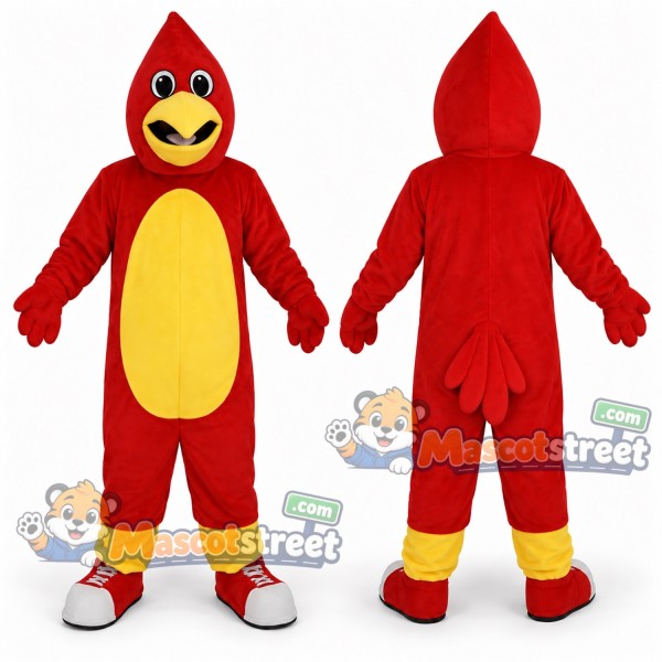 Red Bird Mascot Costume