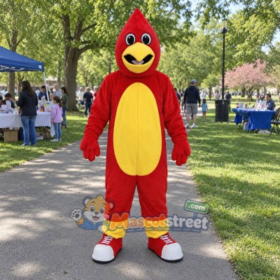 Red Bird Mascot Costume