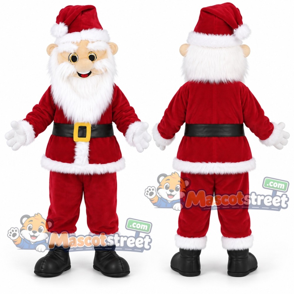 Santa Claus Mascot Costume with Red Suit Santa Claus Mascot Costume with Red Suit
