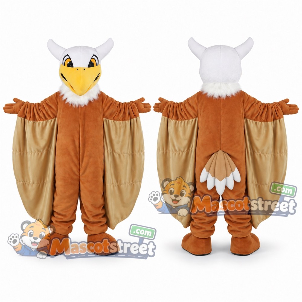 Brown Bird Mascot Costume