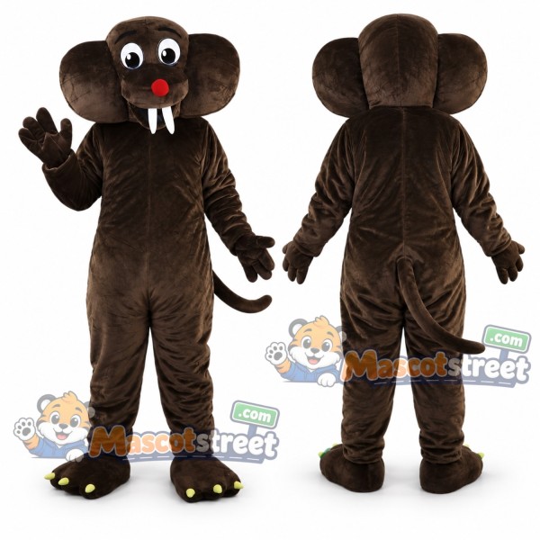 Brown Gopher Mascot Costume