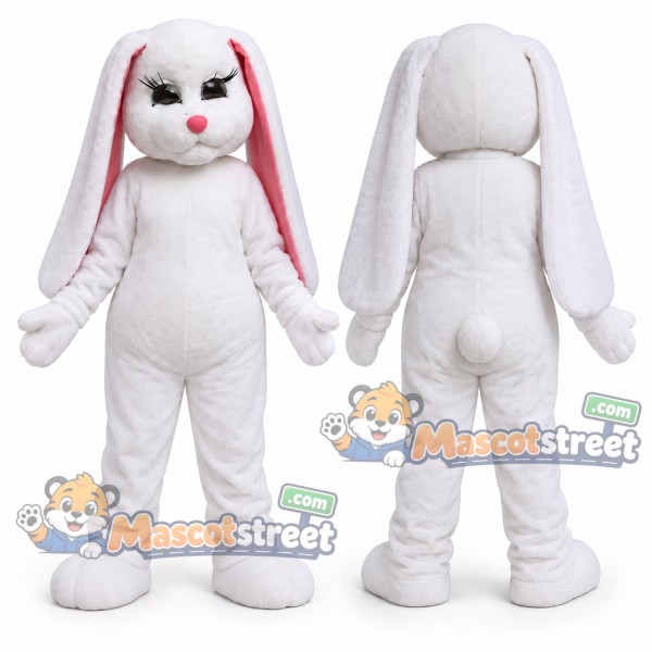 White Rabbit Mascot Costume