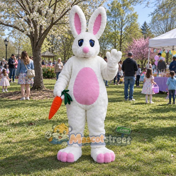 White Rabbit Mascot Costume