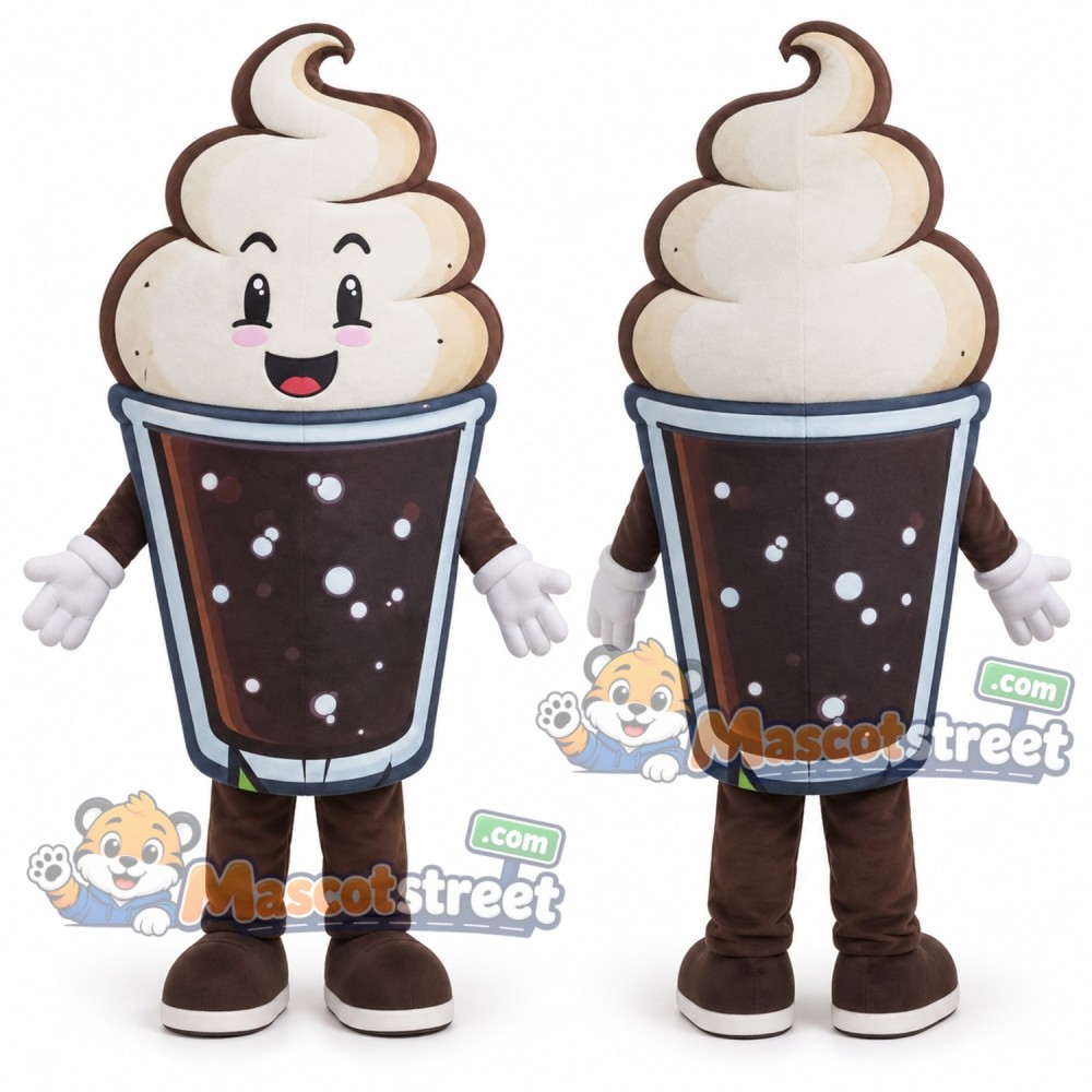 Ice Cream Cone Mascot Costume Ice Cream Cone Mascot Costume