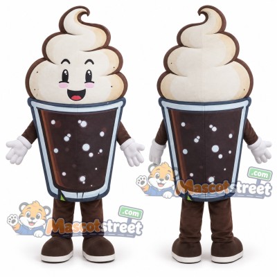 Ice Cream Cone Mascot Costume Ice Cream Cone Mascot Costume