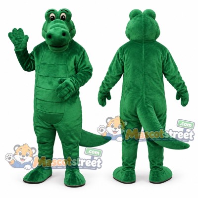 Green Crocodile Mascot Costume Green Crocodile Mascot Costume