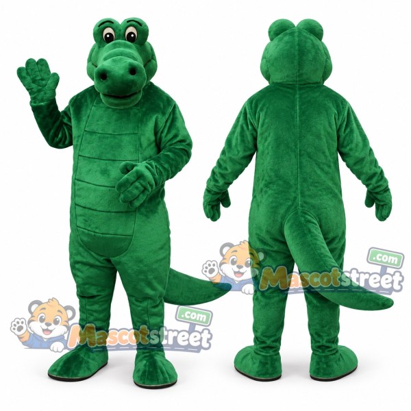 Green Crocodile Mascot Costume