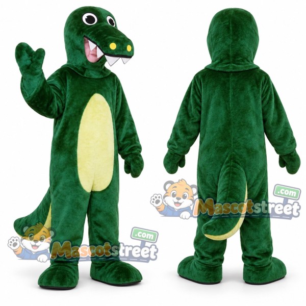 Green Crocodile Mascot Costume
