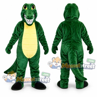 Green Crocodile Mascot Costume Green Crocodile Mascot Costume