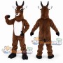 Brown Antelope Mascot Costume